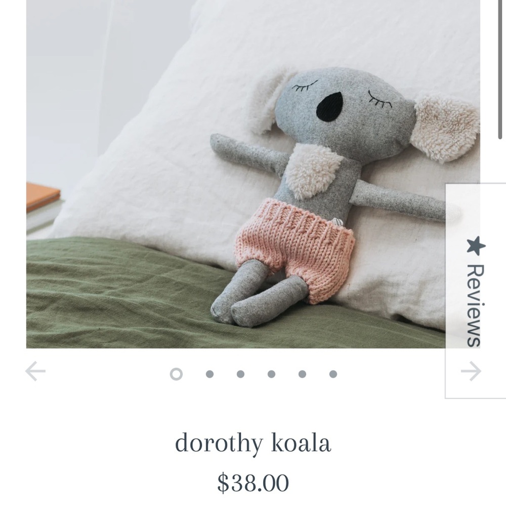 And the Little Dog Laughed Dorothy Koala - NWT